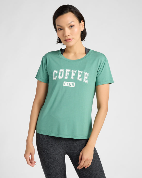 Frosty Spruce $|& Interval Coffee Club Graphic Tee - SOF Front