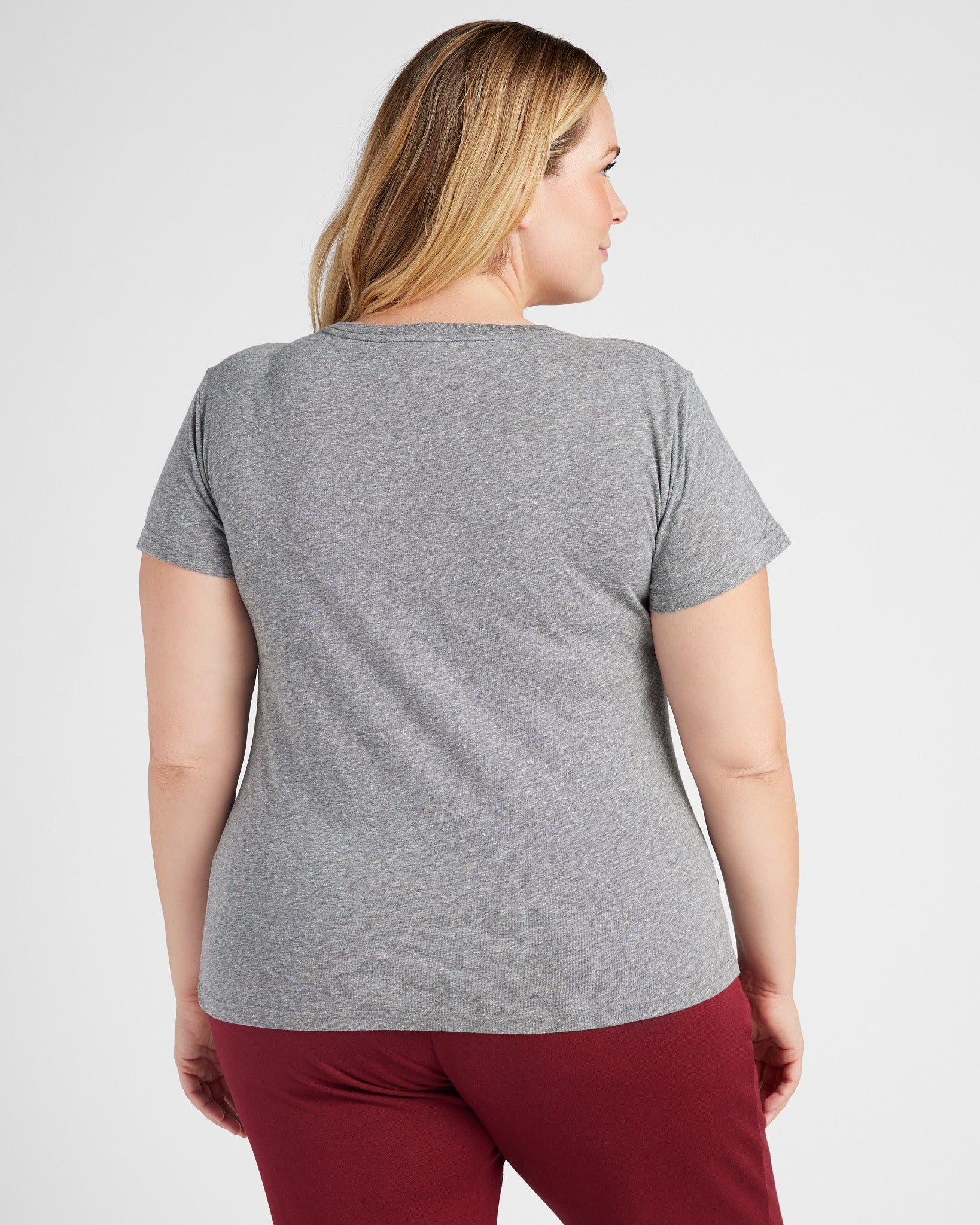 Heather Grey $|& SEAS Coffee Graphic Sleep Tee - SOF Back