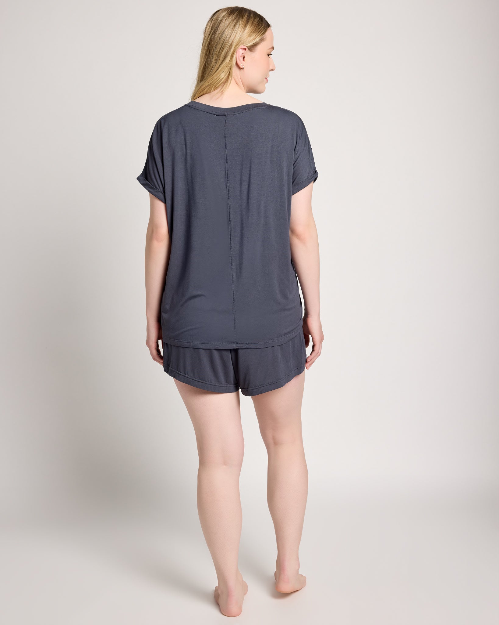 Dusk $|& Herizon SereneSoft Sleep Tee & Short Set - SOF Back