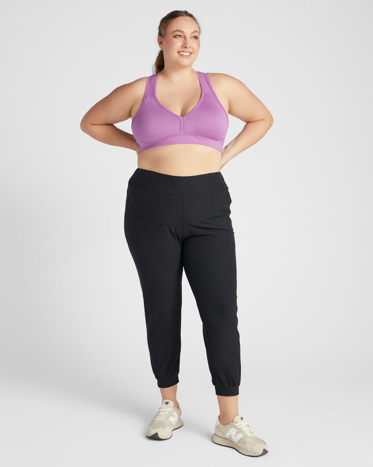 Very Grape $|& Interval Enhearten Spacedyed Bra - SOF Full Front