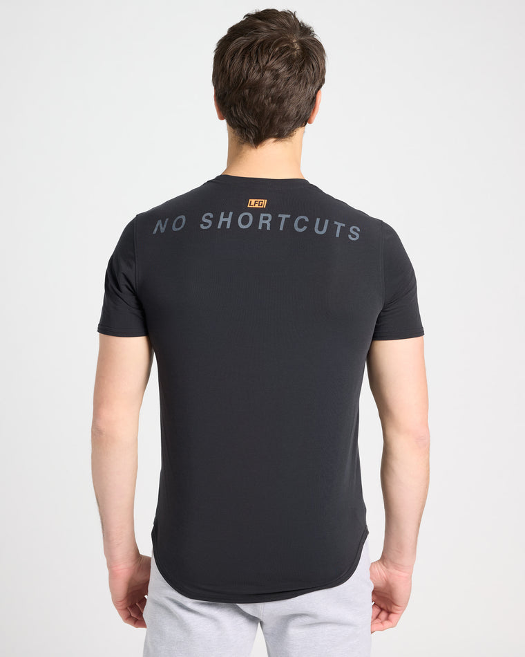 Black Tonal $|& LFG Graphic Wrinkle Free Resilience Tee - SOF Back