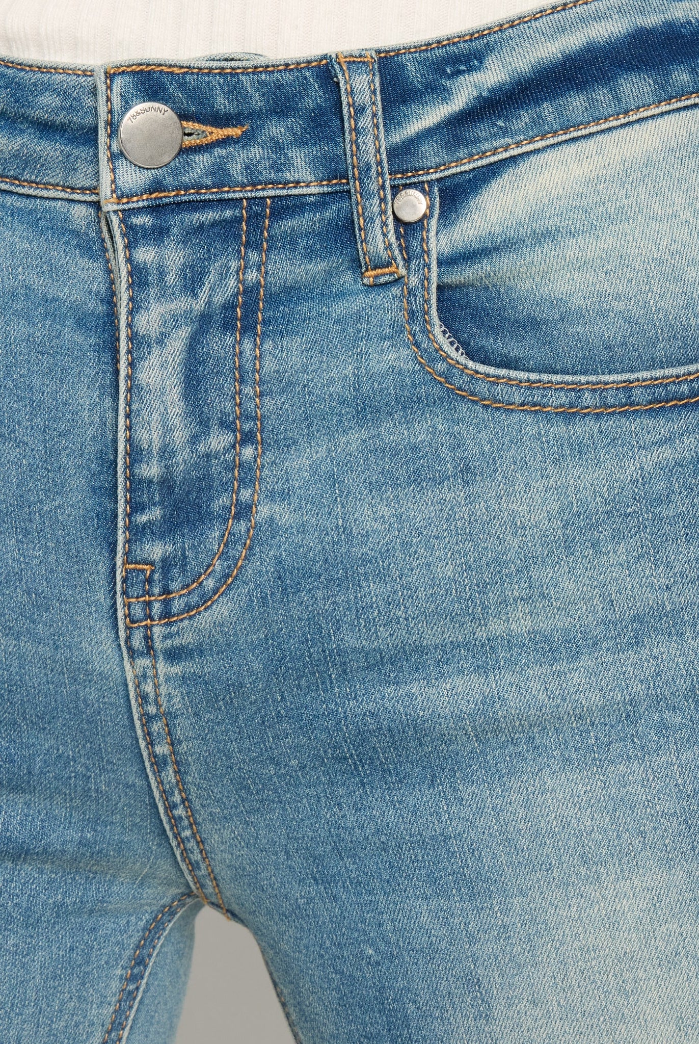 Medium Wash $|& SEAS Mariah Bootcut Jeans - SOF Full Front