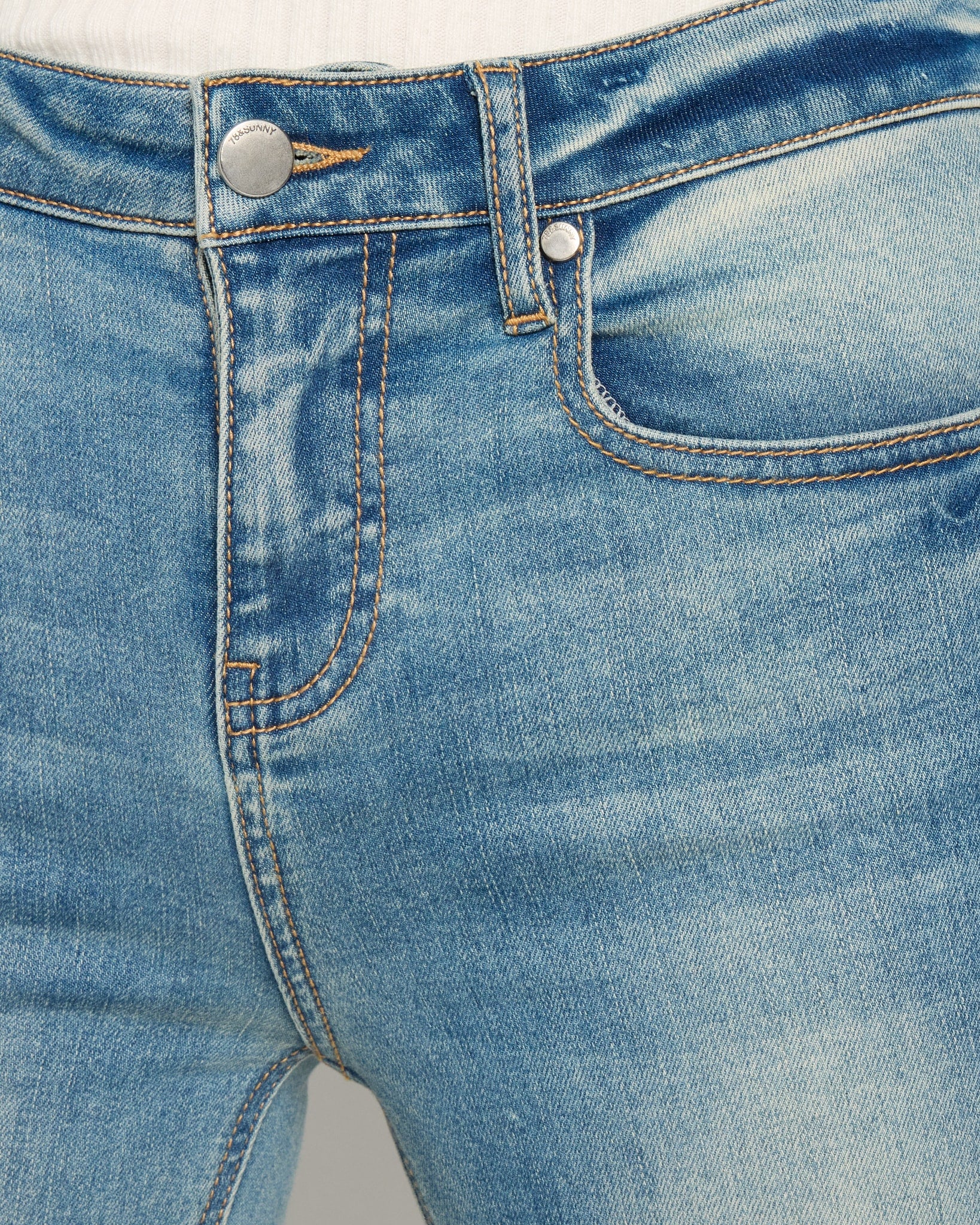 Medium Wash $|& SEAS Mariah Bootcut Jeans - SOF Full Front