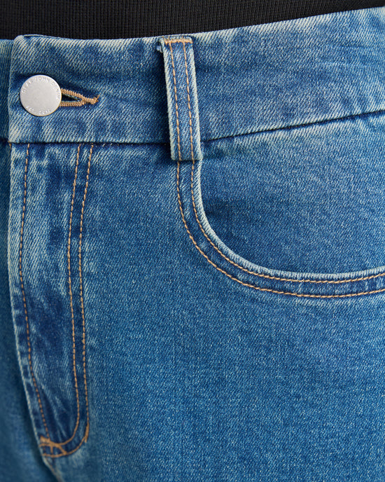 Blue Note $|& Dear John Audrey High Rise Wide Leg Trouser Jeans - SOF Detail