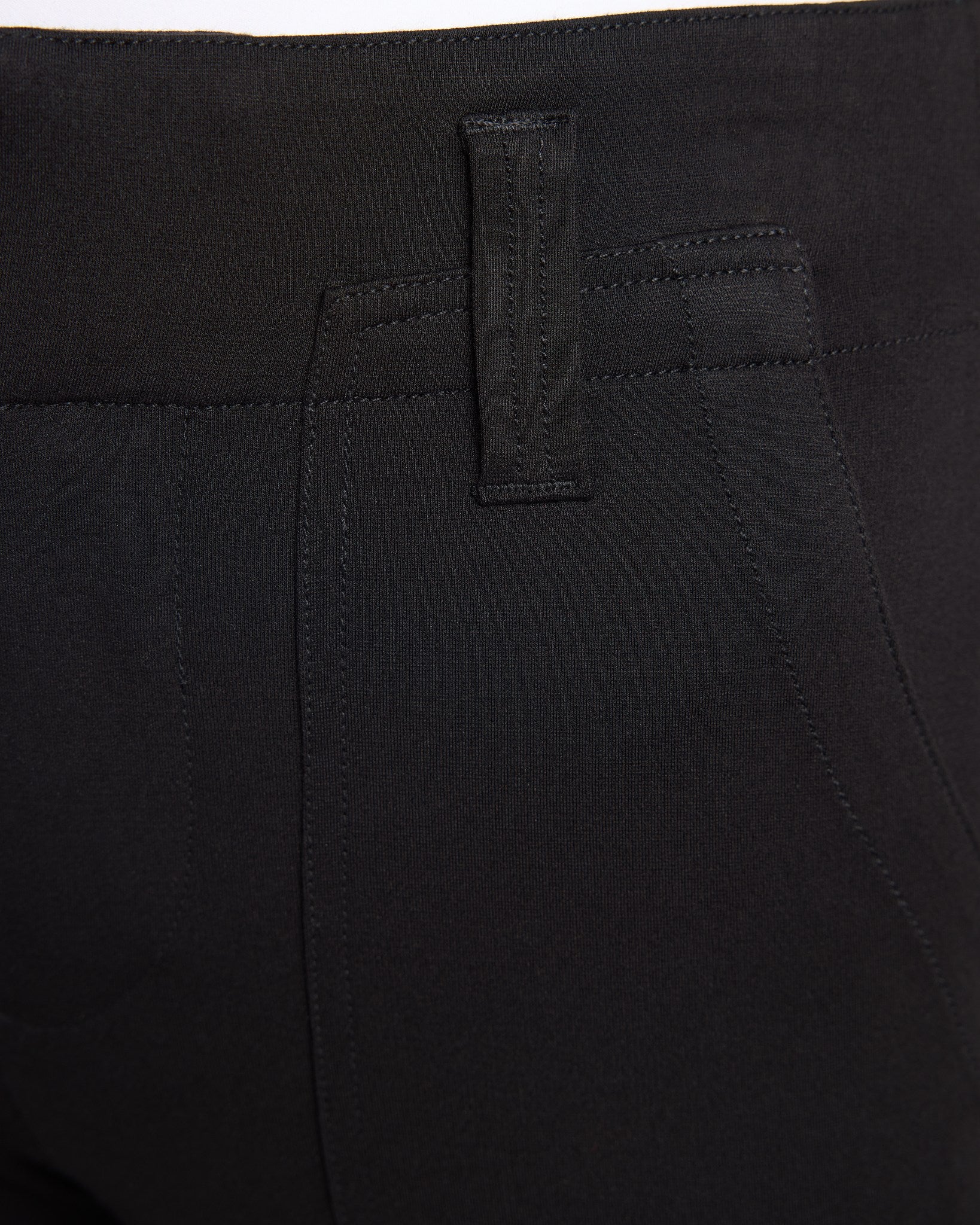 Black $|& Dear John Lauren Ponte Trouser Pant - SOF Detail