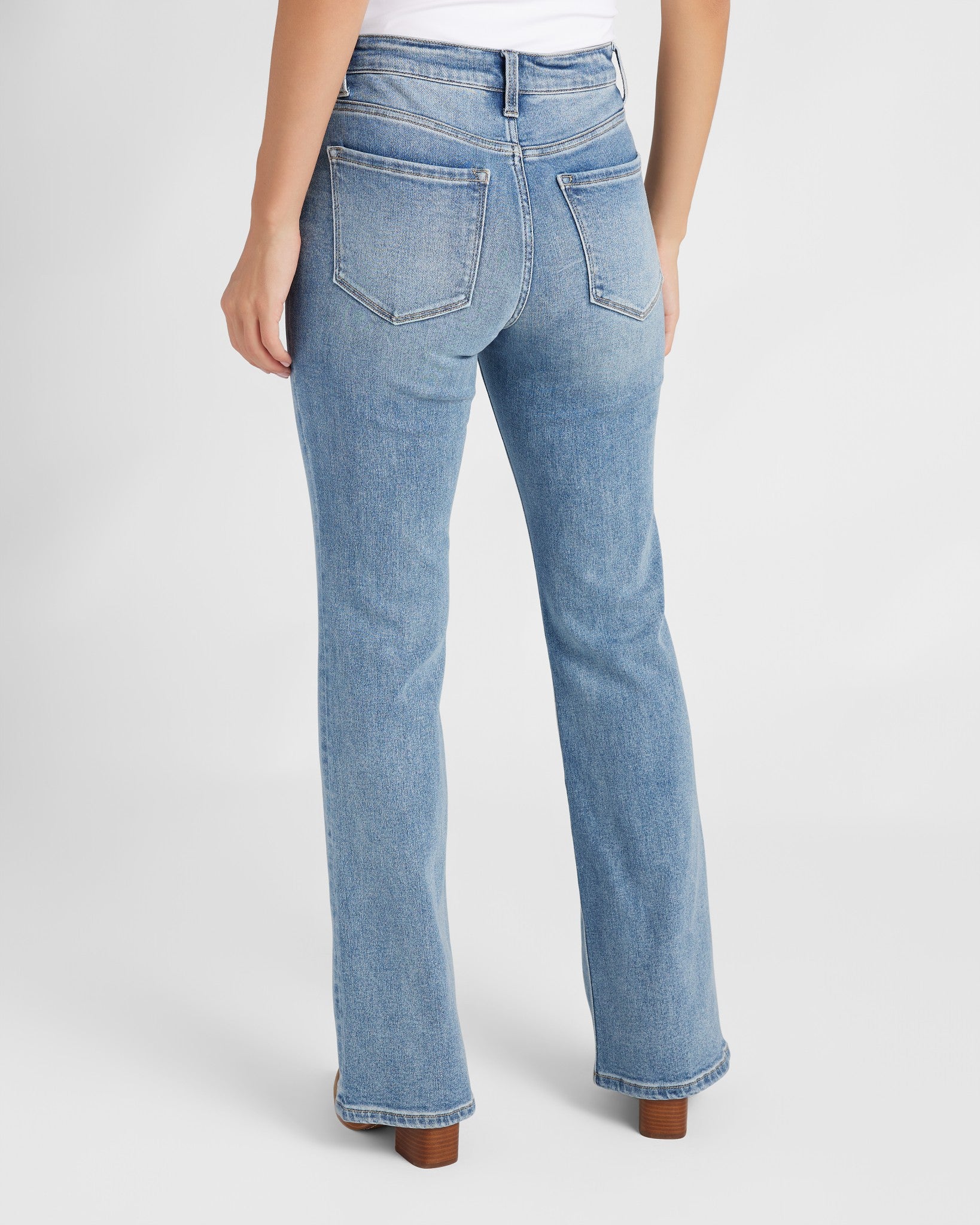 Futuristic $|& Vervet Mid Rise Bootcut Jeans - SOF Back
