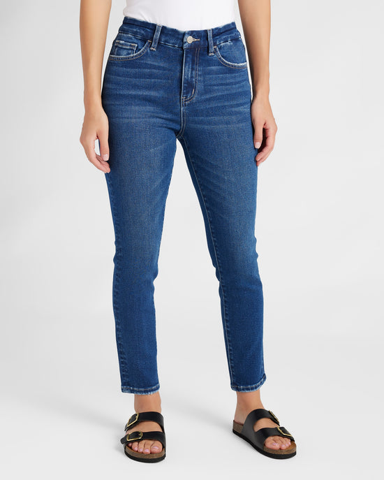 Eulogize Blue $|& Flying Monkey Jeans Mid Rise Skinny Jeans - SOF Front