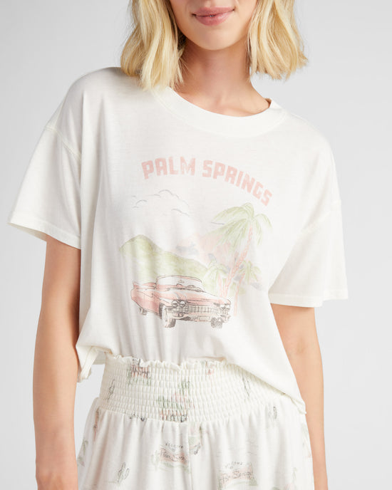 Bone $|& Z Supply Lounge Palm Springs Short & Tee Set - SOF Detail