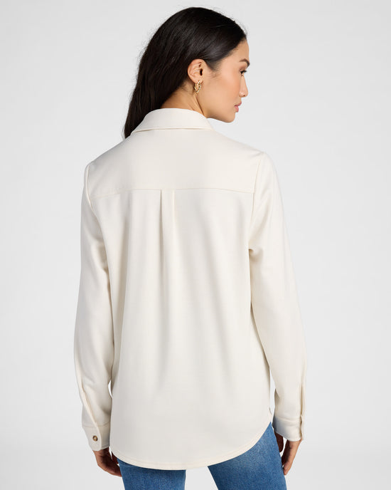 Cream $|& SEAS Coastline Button Down Solid - SOF Back