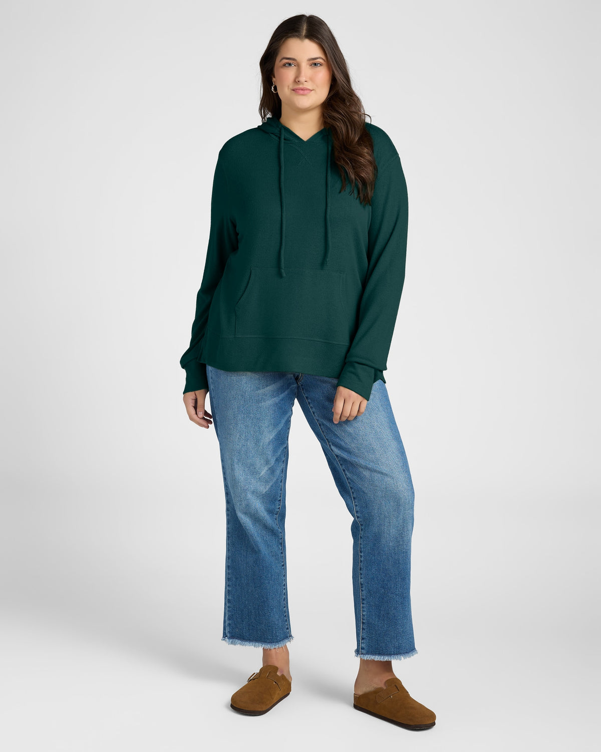 Hunter Green $|& SEAS Shoreline Hacci Pocket Hoodie - UGC On Fig