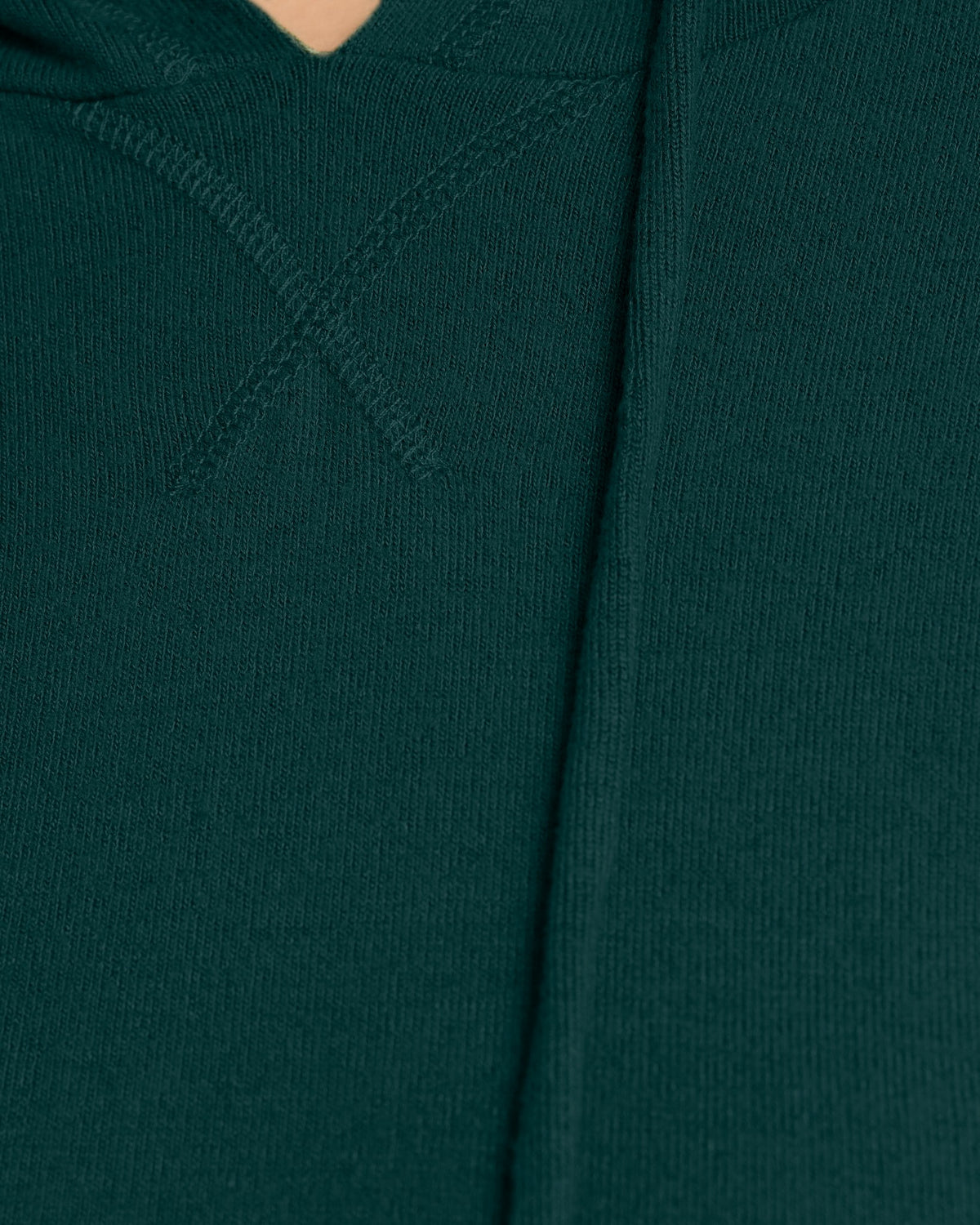Hunter Green $|& SEAS Shoreline Hacci Pocket Hoodie - SOF Full Front