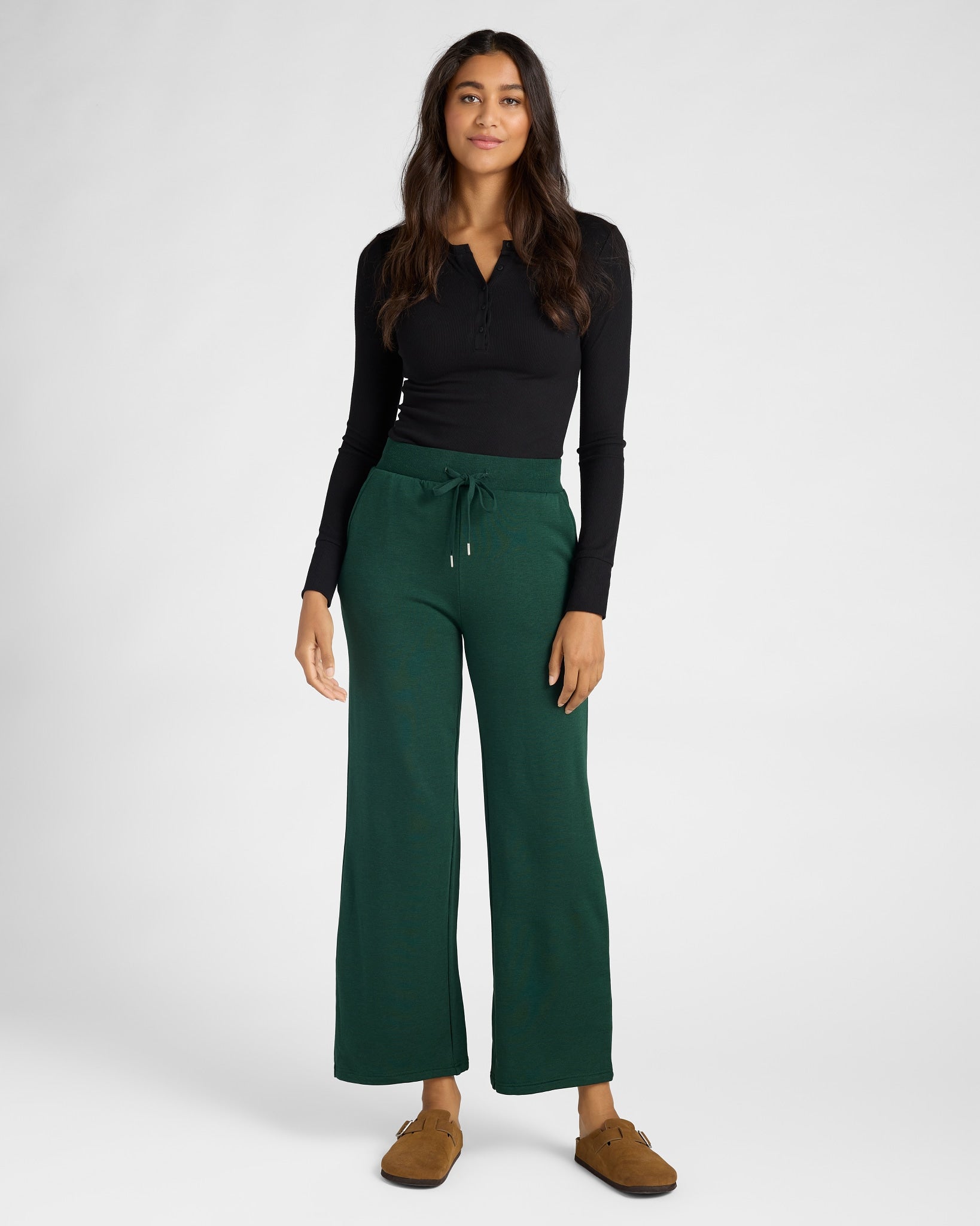 Pine Grove $|& Thread & Supply Scarlett Fleece Pants - UGC On Fig