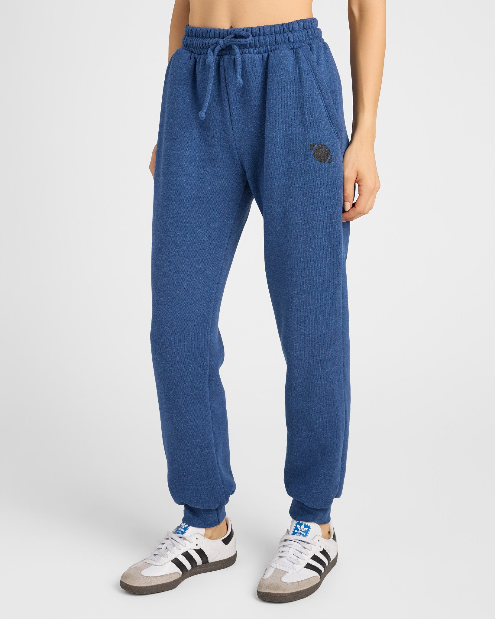 Navy $|& Interval Football Graphic Joggers - SOF Front