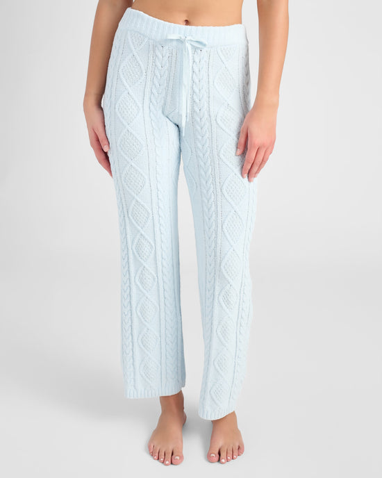 Blue Air $|& PJ Salvage Cable Crew Lounge Pant - SOF Front
