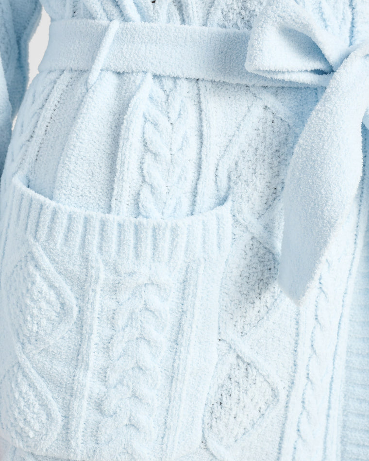Blue Air $|& PJ Salvage Cable Crew Lounge Robe - SOF Detail