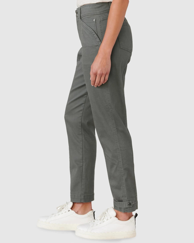 Thyme (Petite) $|& Democracy Absolution Tapered Utility Pant - VOF Side