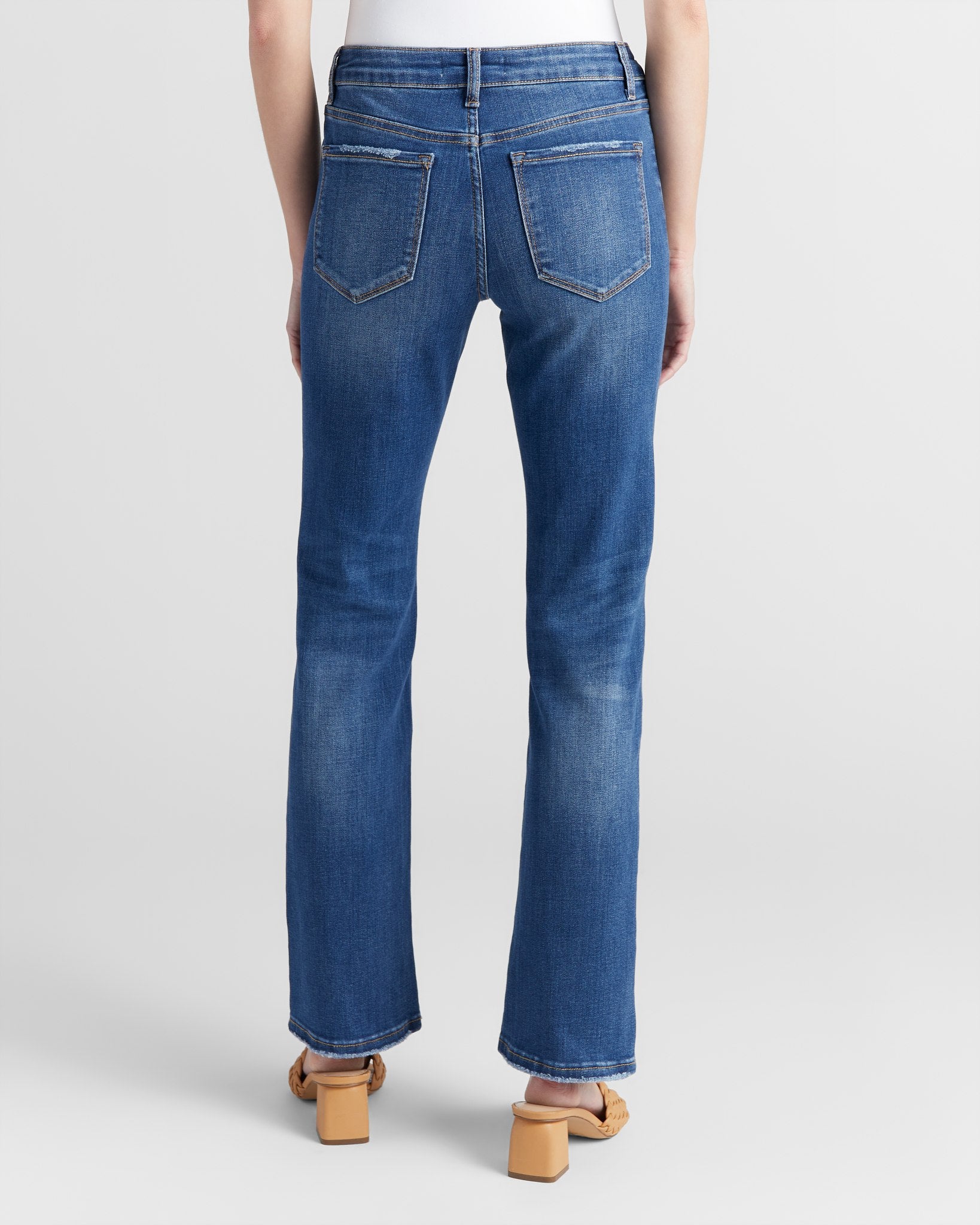 Titillating $|& Lovervet Mid Rise Bootcut Jeans - SOF Back
