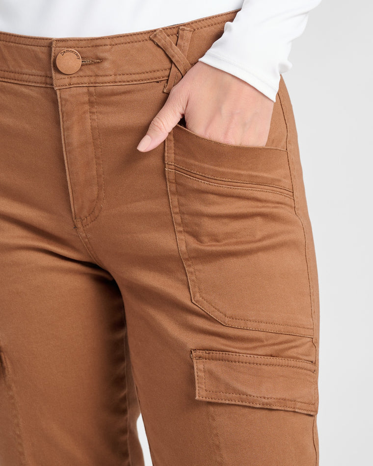 Raw Umber $|& Democracy Absolution Cuffed Utility Pant - SOF Detail