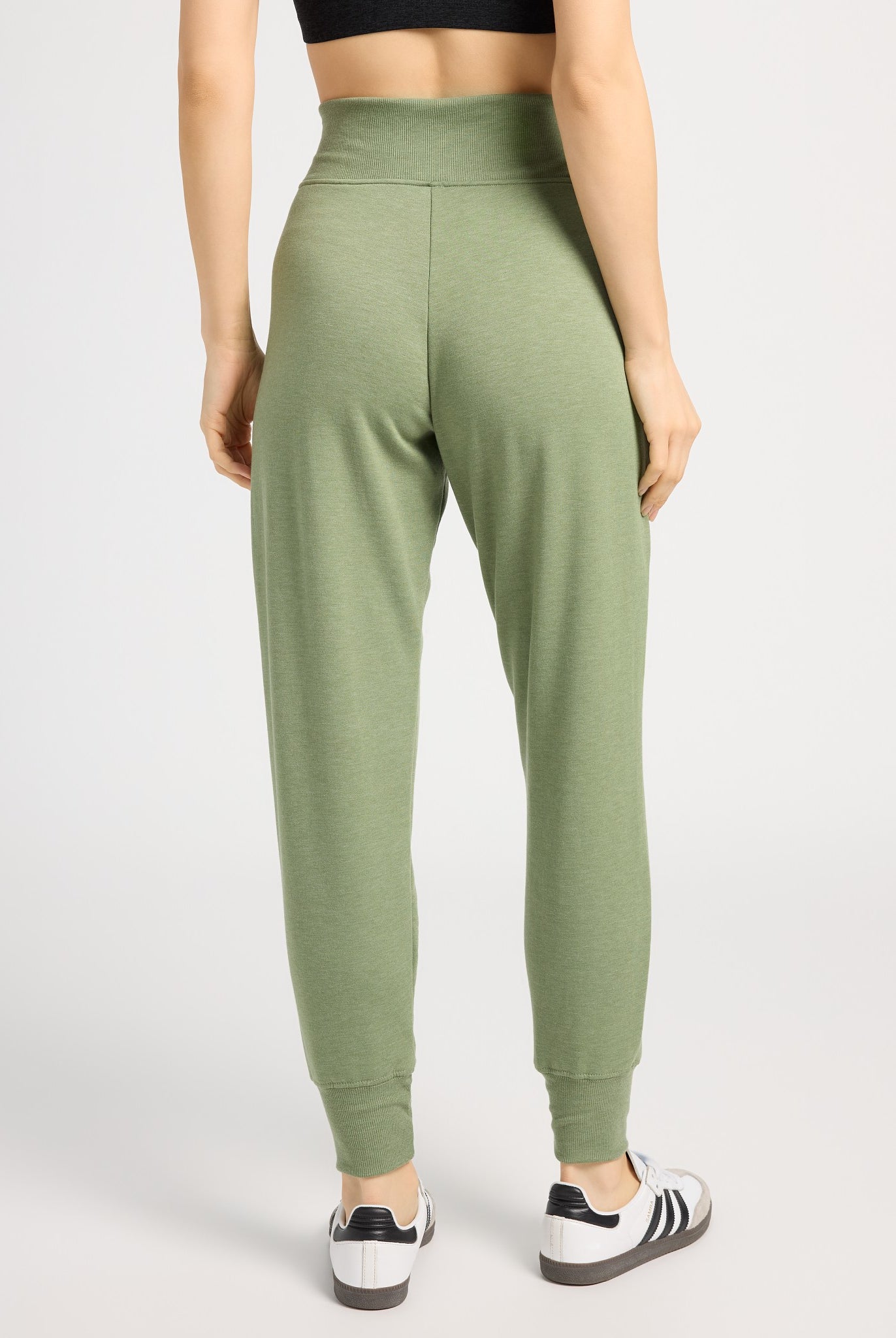 Light Olive $|& Interval Flex Flat Front Jogger - SOF Back