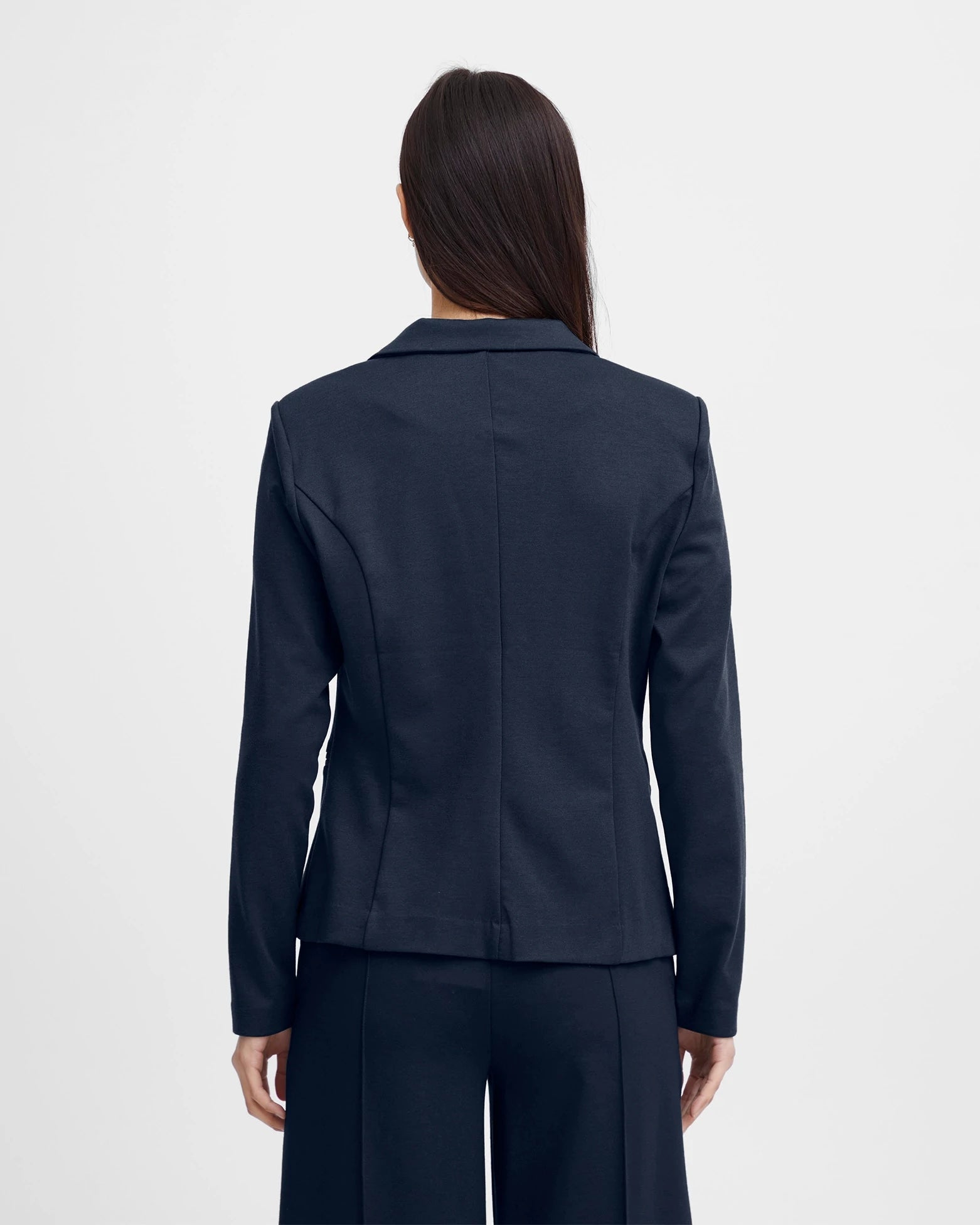 Total Eclipse $|& ICHI Kate Knit Blazer - VOF Back