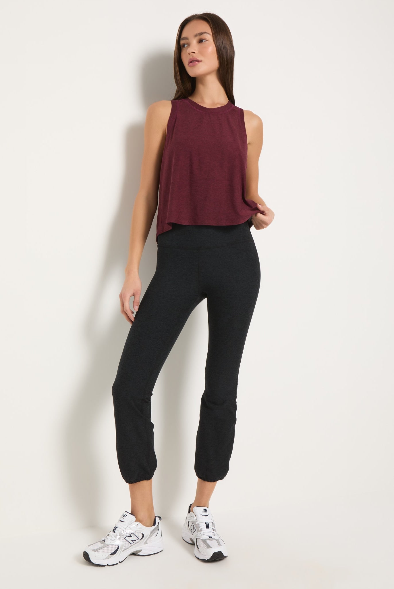 Red Wine $|& Interval FlowHeather Breeze Focus Tank - UGC On Fig