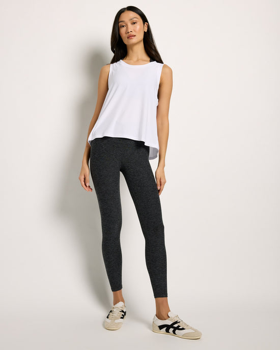 White $|& Interval Focus Lightweight Spacedye Muscle Tank - UGC On Fig