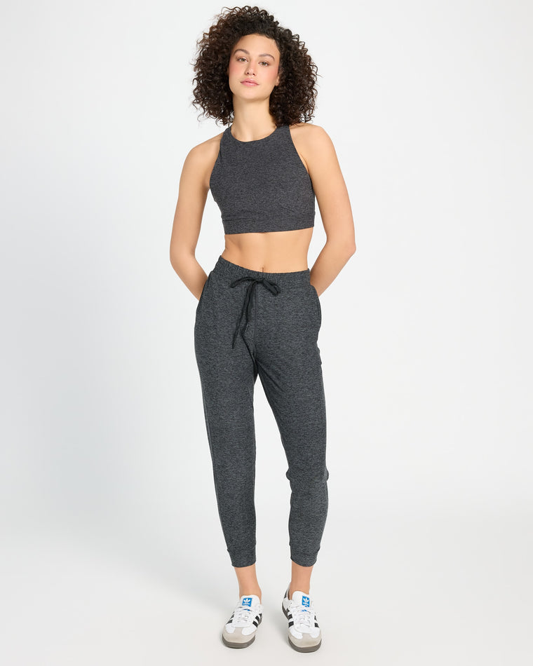 Heather Charcoal $|& Interval FlowHeather Drift Quest Jogger - UGC On Fig