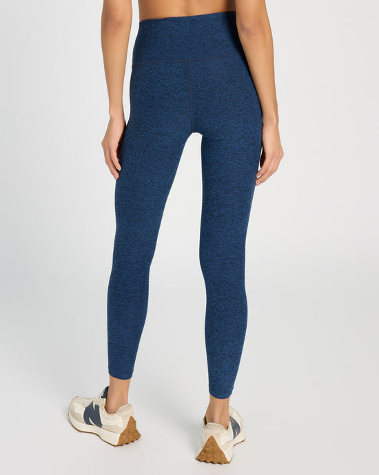 Black Iris $|& Interval FlowHeather Sculpt Nexus Legging - SOF Back