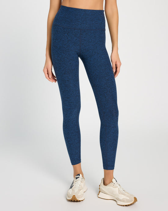 Black Iris $|& Interval FlowHeather Sculpt Nexus Legging - SOF Front