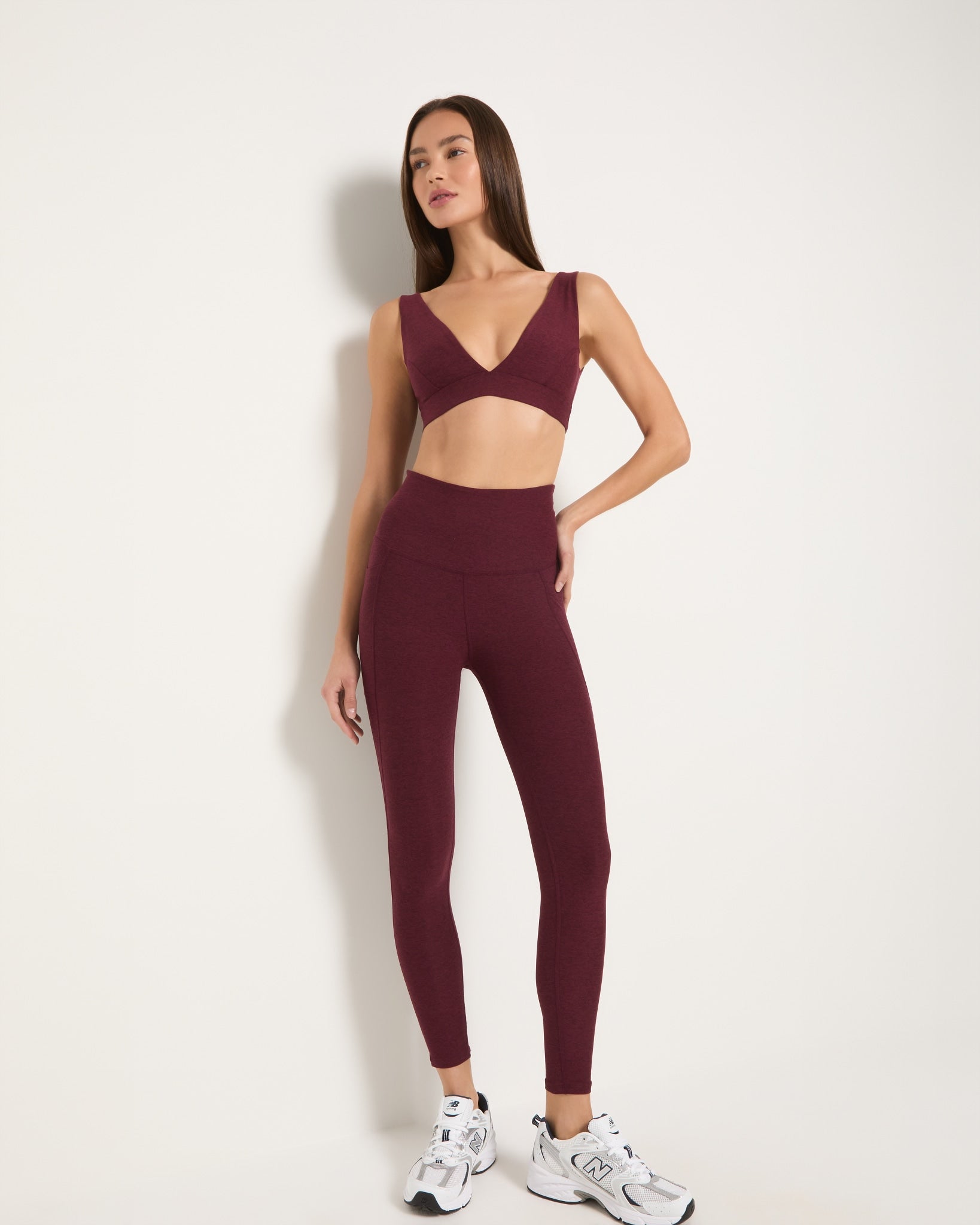 Red Wine $|& Interval FlowHeather Sculpt Venus Bra - UGC On Fig