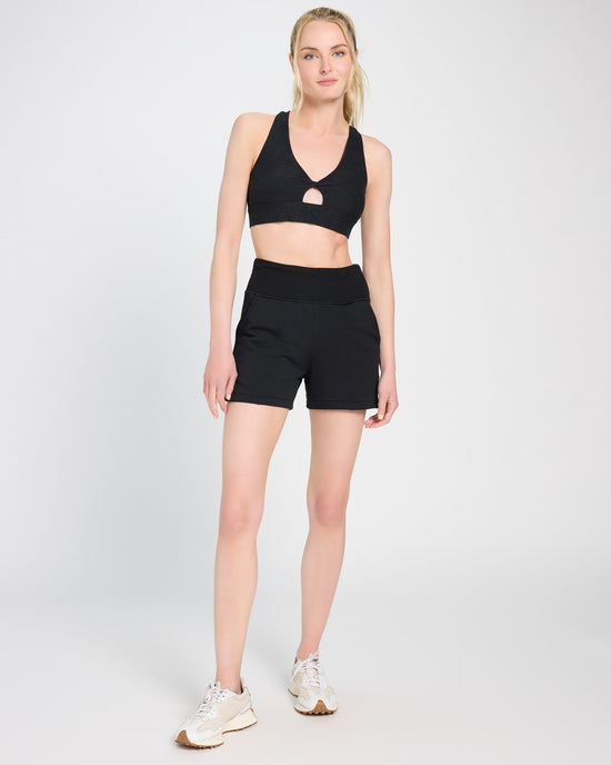Night Sky Black $|& Interval Star Spacedye Twist Front Bra - UGC On Fig