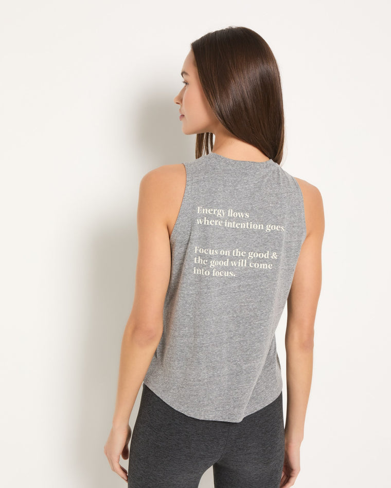 Heather Grey $|& Interval Intent Graphic Tank - VOF Front