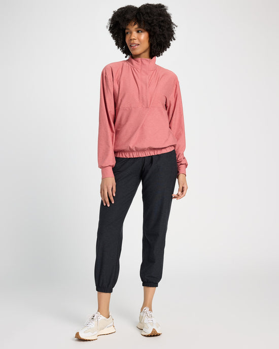Sedona Clay Heather $|& Interval FlowHeather Drift Pulse Pullover - UGC On Fig