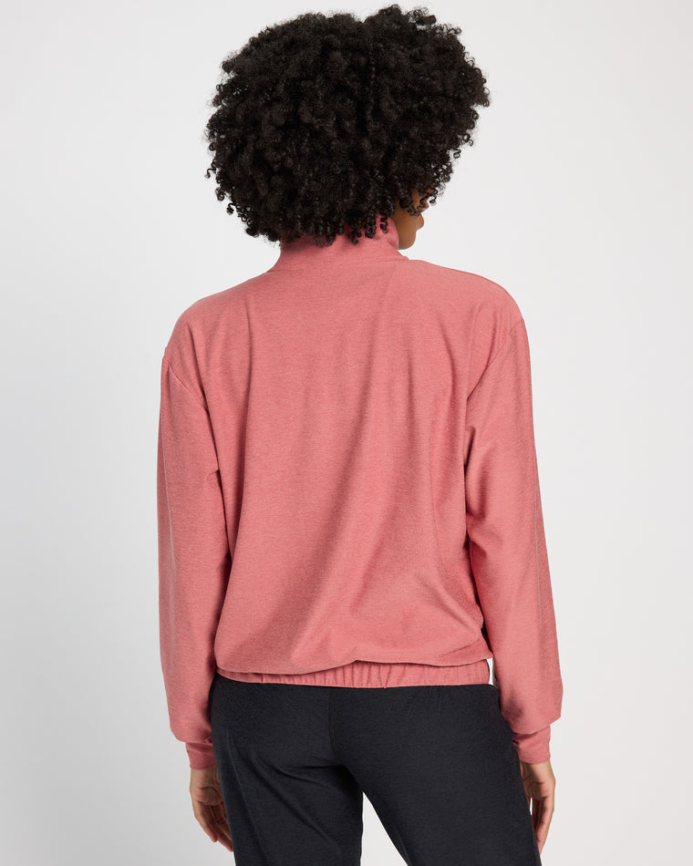 Sedona Clay Heather $|& Interval FlowHeather Drift Pulse Pullover - SOF Back