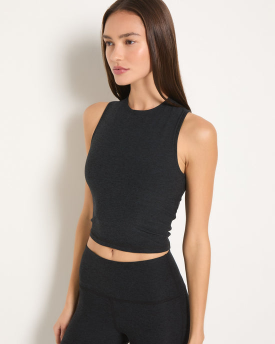 Night Sky $|& Interval FlowHeather Sculpt Boost Tank - SOF Front