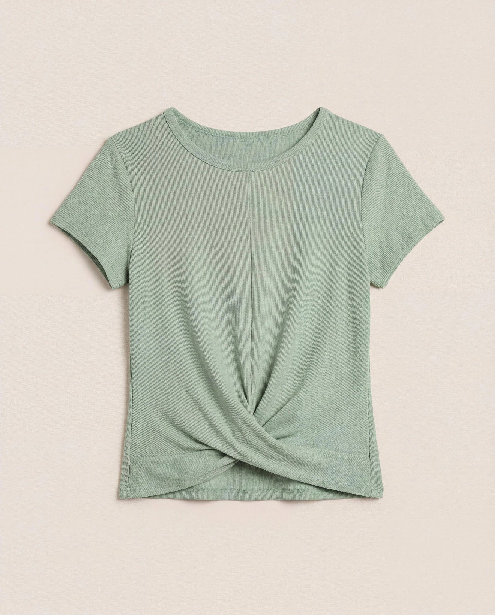 Sage $|& Interval Boost Twist Tee - Hanger Detail