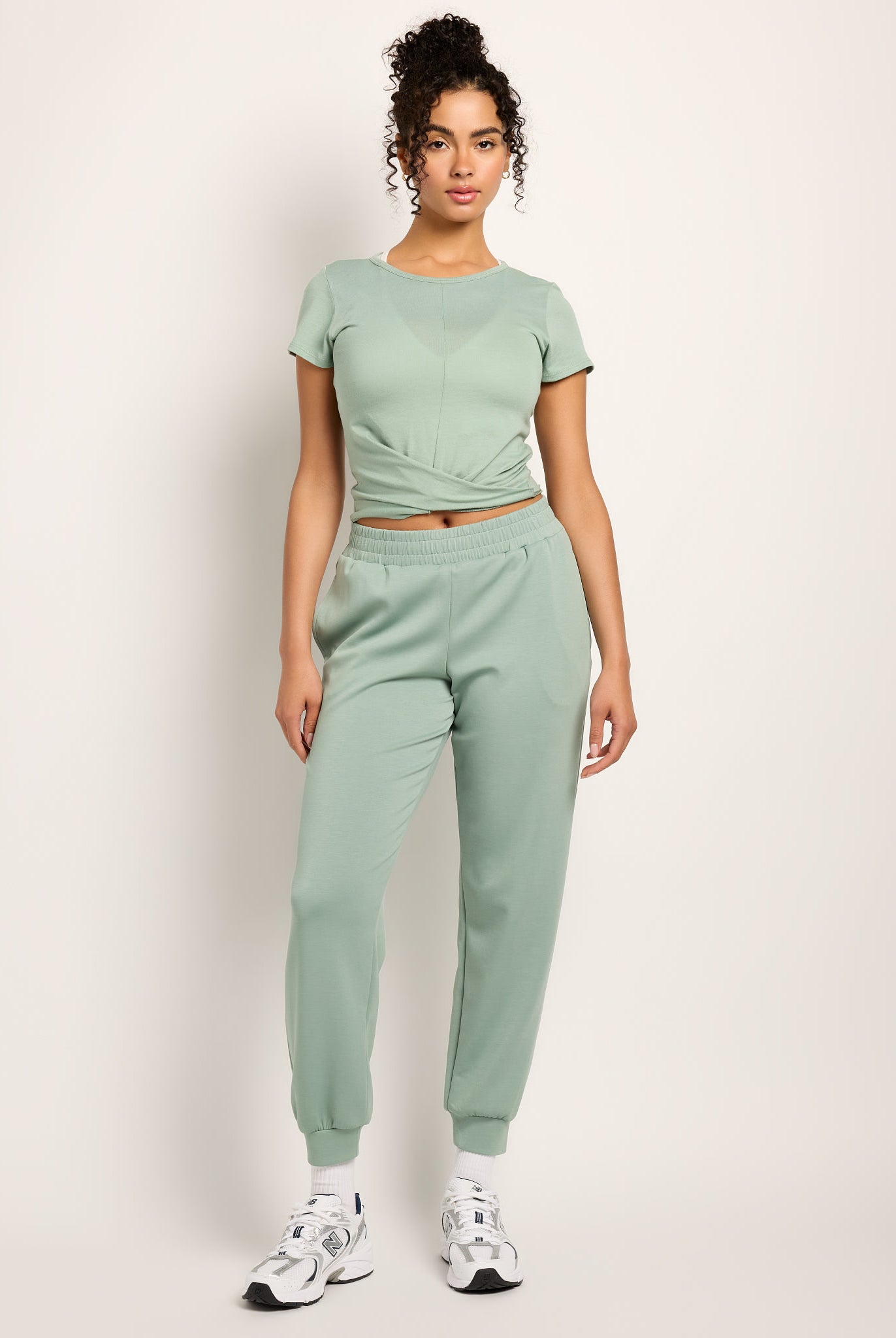 Sage $|& Interval Double Knit Jetset Jogger - UGC On Fig