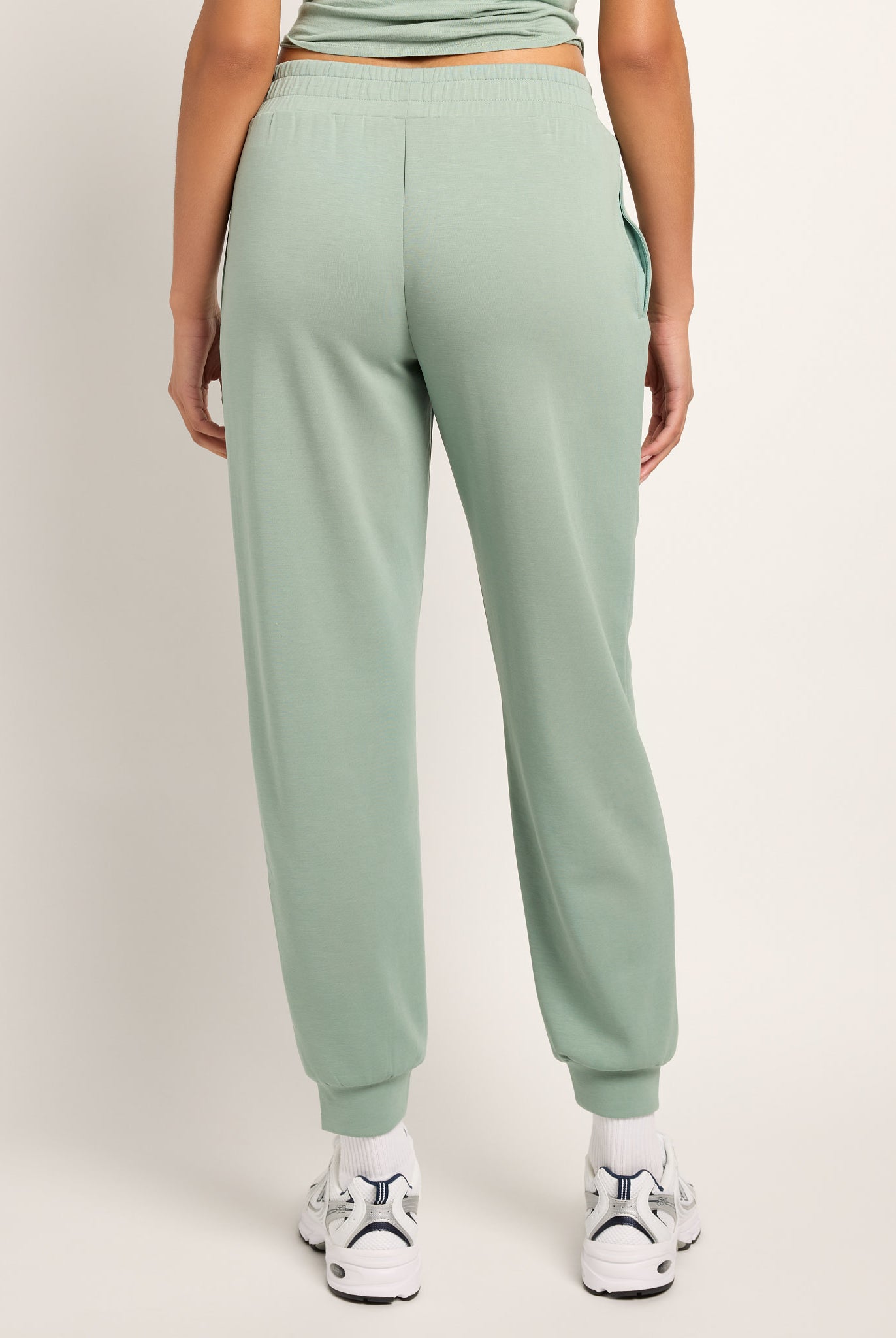 Sage $|& Interval Double Knit Jetset Jogger - SOF Back
