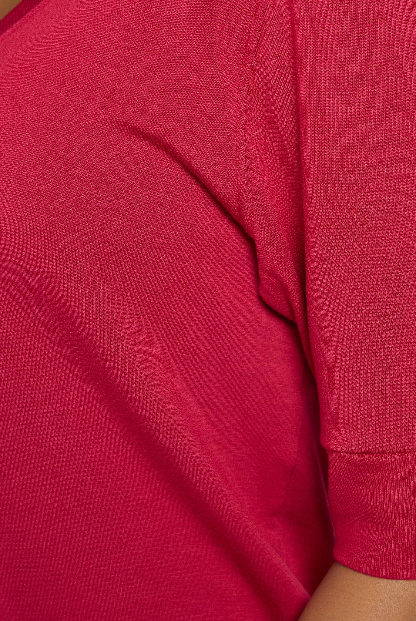 Poppy $|& Interval Flex Fleece Short Sleeve Top - SOF Full Front