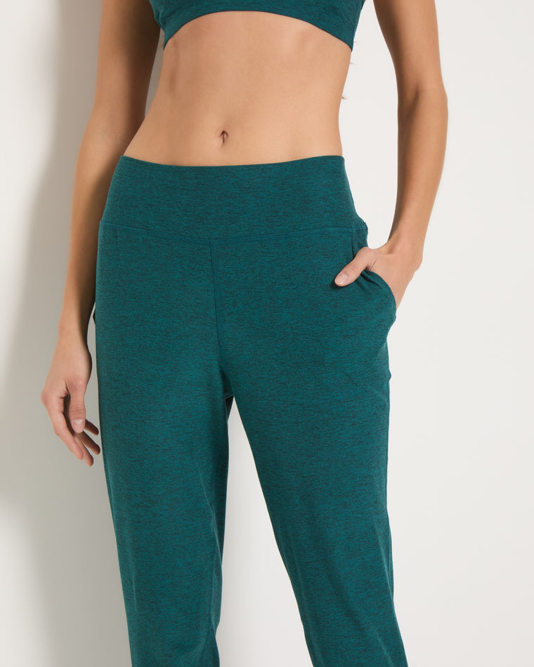 Deep Ocean Heather $|& Interval FlowHeather Sculpt Motion Jogger - SOF Full Front