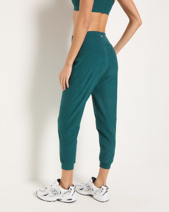Deep Ocean Heather $|& Interval FlowHeather Sculpt Motion Jogger - SOF Back