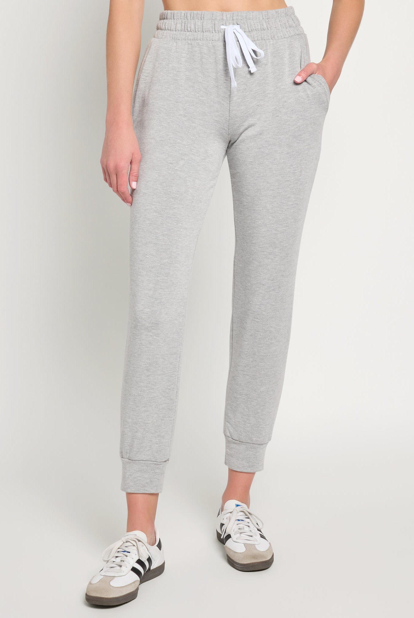 Heather Grey $|& Interval Flex Jogger - SOF Front