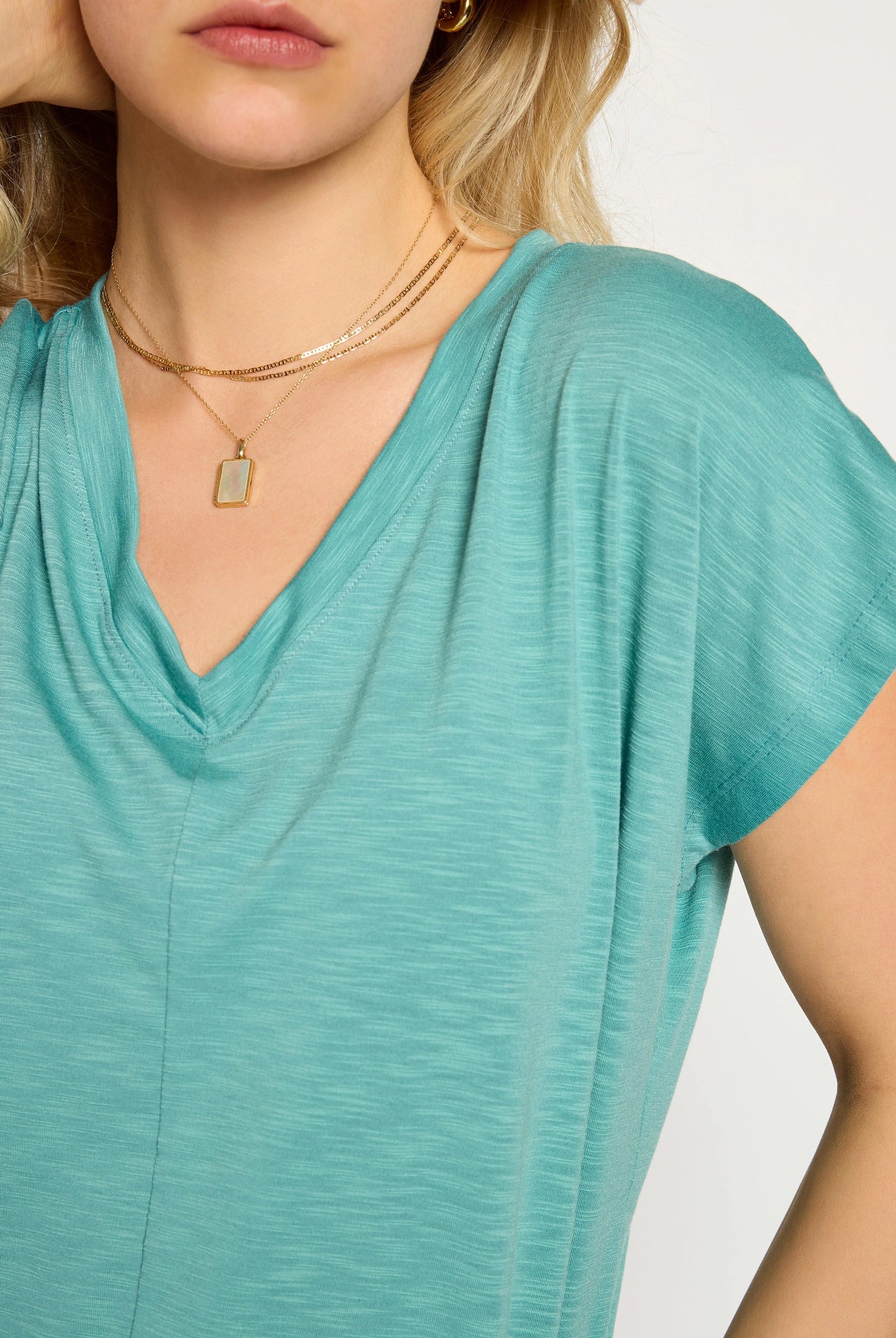 Seaglass $|& SEAS SoCal Short Sleeved Top - SOF Back