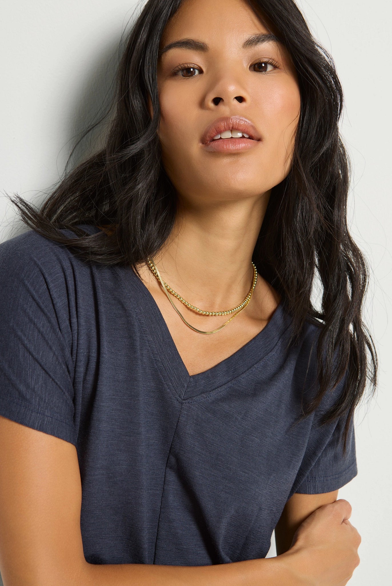 Mariner Midnight $|& SEAS SoCal Short Sleeved Top - SOF Full Front