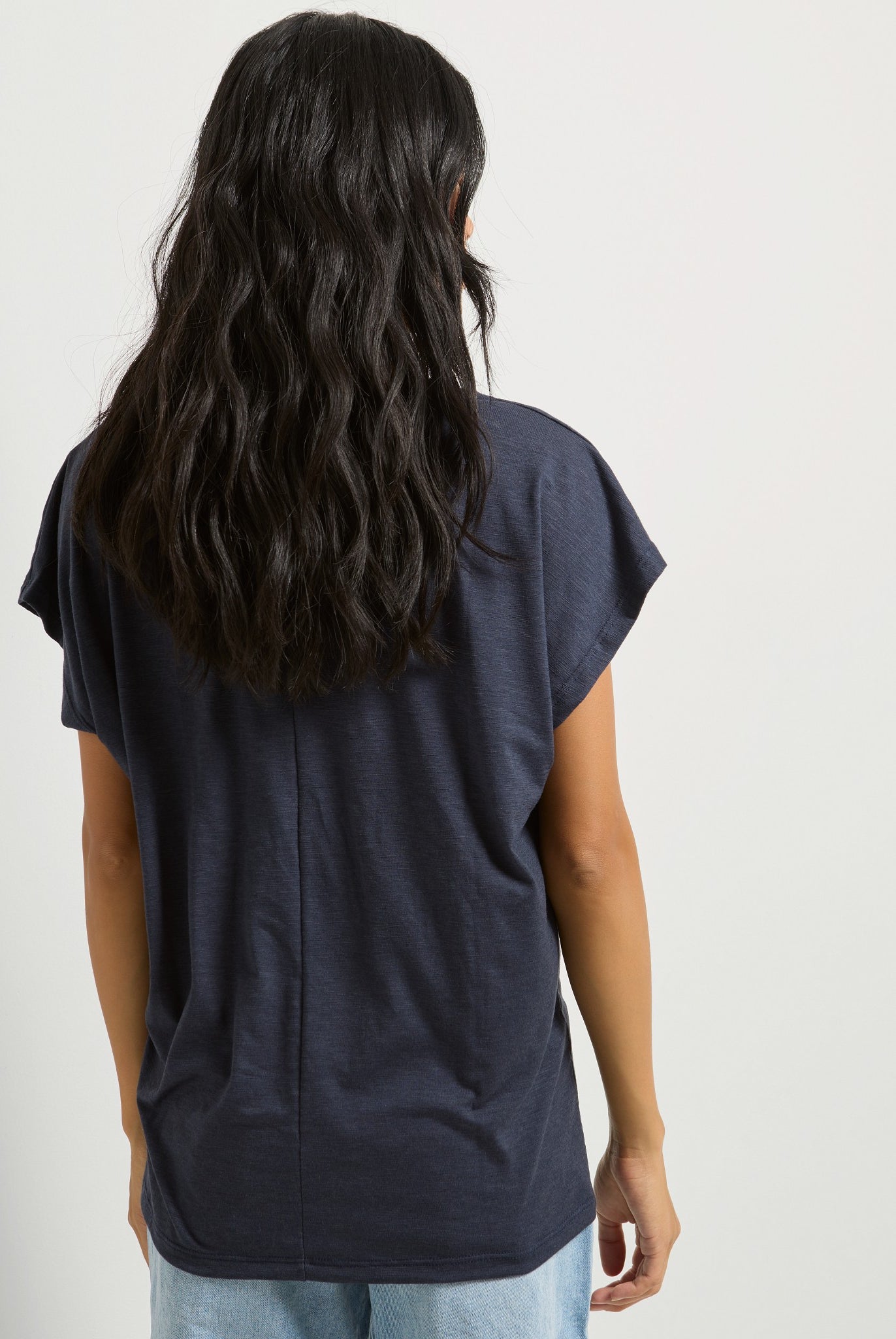 Mariner Midnight $|& SEAS SoCal Short Sleeved Top - SOF Back