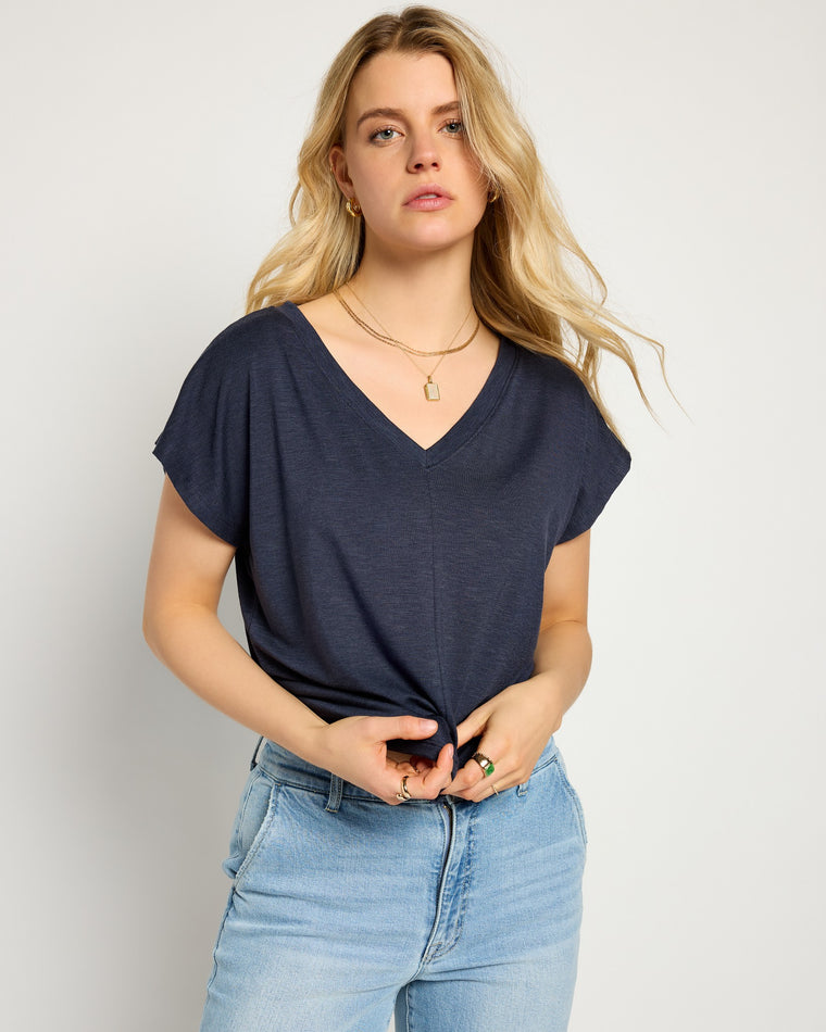 Mariner Midnight $|& SEAS SoCal Short Sleeved Top - SOF Front