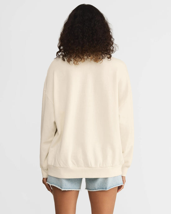 Sea Salt $|& Z Supply Paraiso Sunday Sweatshirt - Hanger Side