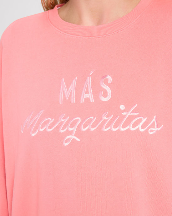 Sunset Pink $|& Z Supply Margs Sunday Sweatshirt - SOF Back