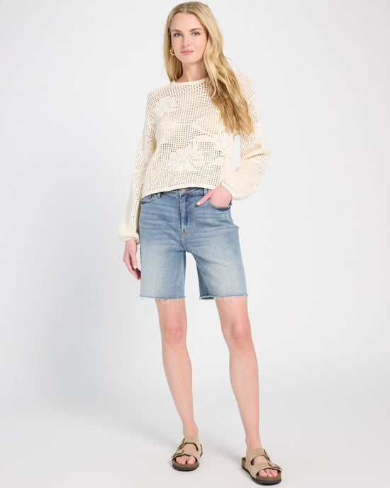 Sea Salt $|& Z Supply Yael Sweater - UGC On Fig