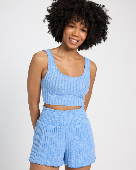 Riviera $|& Z Supply Lounge Dawn Smocked Ribbed Short - UGC On Fig